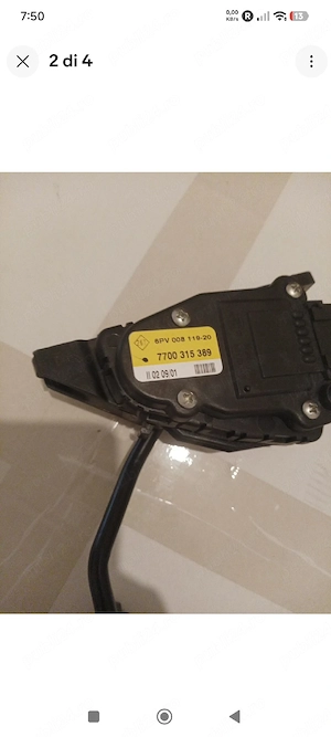 pedala acceleratie Opel Movano A 1.9 noua originala  - imagine 2