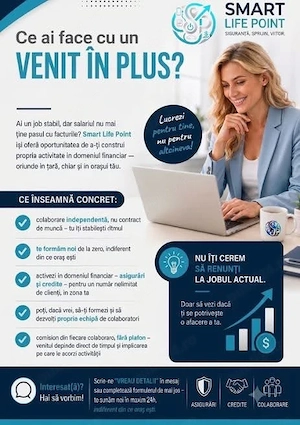 Broker financiar in domeniu asigurarilor, creditelor si vacantelor
