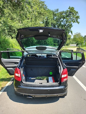 Skoda Fabia SPORTLINE Facelift, model rar, multiple dotări - jante pe 17 sport, eleron, tobă sport - imagine 9