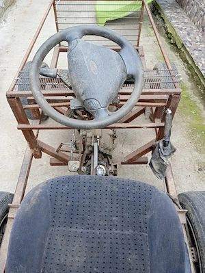 Tractoraș făcut acasă  - imagine 2