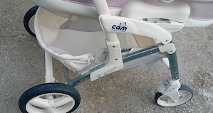 Cărucior  Cam Dinamico Mondo Roz 3in 1