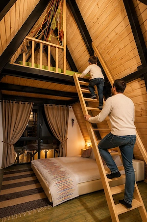 Cabana A-frame cu jacuzzi -Porumbacu, Transfăgărășan, Avrig Sibiu (   ) - imagine 5