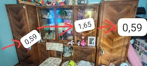 Vând mobila de sufrageri e - set 1800 lei sau la cererea clienților și pe bucati