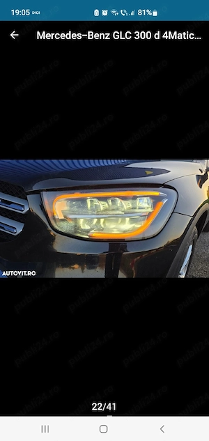Mercedes-Benz GLC 300d 4MATIC,(2022), Webasto, Head-Up, Distronic, 360 , Garantie     - imagine 8