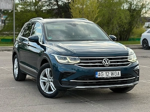 DE VANZARE  Volkswagen Tiguan 2021   2.0 TDI 197CP    4X4  Cutie Automata DSG   Dotari de top - imagine 2
