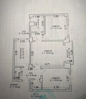 Vând apartament cu 3 camere în Năvodari - imagine 7