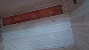 sauna interior 