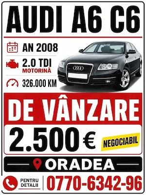 audi a6c6 de vanzare - imagine 2