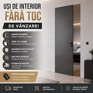 Usi interior fara toc 100 lei buc