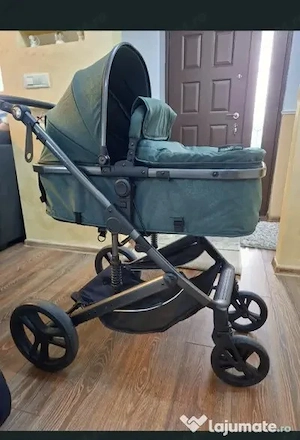 Cărucior Chipolino Amore 3 în 1 + Scaun Auto I-Size, Stare Excelentă