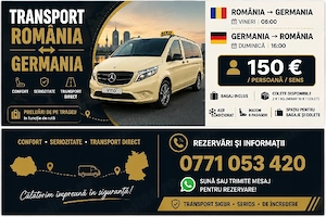 Transport Bucuresti Germania 150 Euro