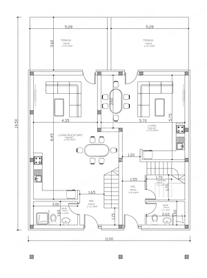 Duplex cu 4 camere, 3 bai si dressing la cheie disponibil imediat - imagine 20