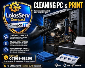 Cleaning PC curatare  Laptop   PS4   Imprimante