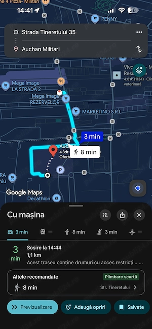 Garsoniera, 34 mp, str. Tineretului, Militari residence - imagine 4