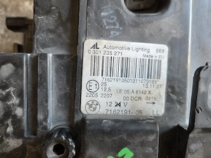 Far stanga bixenon bmw x3 e83 facelift lci masina de europa cod 7162191 - imagine 2