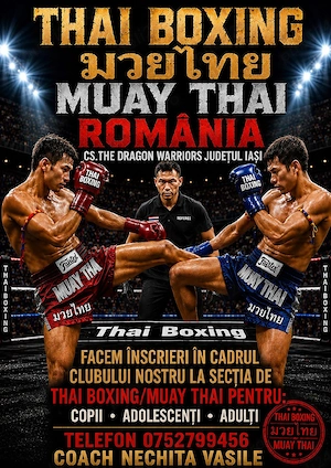 CS.The Dragon Warriors Facem Înscrieri (K-1 Kickboxing, Muay Thai, Box, Military MMA)