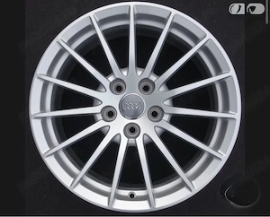 jante audi 17 originale fara anvelope - imagine 4