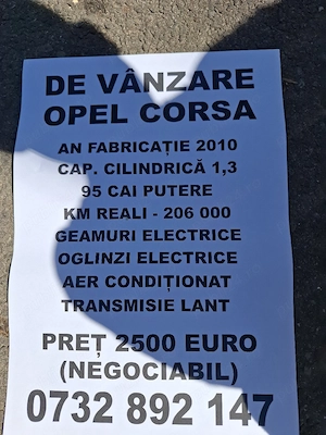 de vanzare opel corsa - imagine 2