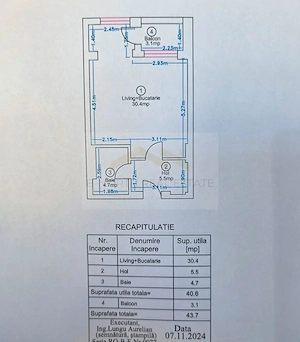 Studio nou în Ivory Residence Pipera | 43,7 mp | Ideal pentru investiție - imagine 7