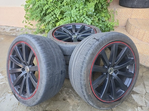 Jante Aliaj Omanyt 19 inch, negru mat VW - imagine 2
