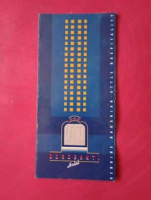 375. Pliant reclama rar, camera Hotel Dorobanți București, anii 80 