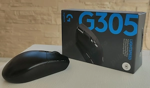 Mouse gaming wireless Logitech G305 LightSpeed Hero 12K DPI, Negru