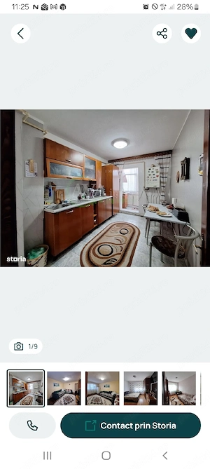 vand apartament decomandat  3 camere - imagine 4