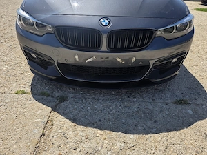 Bara fata pachet M completa BMW seria 4 F32 F33 F36 culoare Mineralgrau Metallic B39 - imagine 4