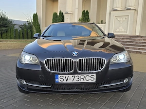 BMW 520D 2011 Luxury 2.0D-184CP Euro 5 Piele Navi Profi Bi-Xenon - imagine 2