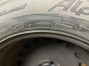 2 Roti complete iarna Michelin Alpin A4 195/65 R15 - imagine 8