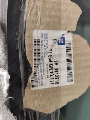 geam fix dreapta spate Opel Corsa C 3 usi - imagine 2