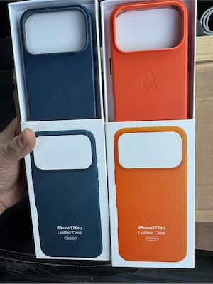 Husa Piele Magsafe Iphone 17 16pro 16 15 pro 15pro max  14 14pro   13