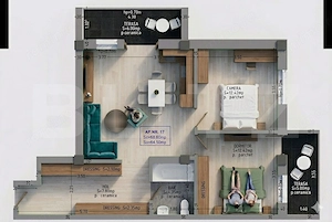  Apartament 3 camere în bloc nou - imagine 9