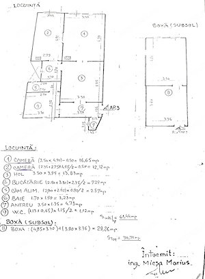 COMISION 0, Cladire Istorica, 3 Camere, Boxa 30mp, Parter, Zona Traian - imagine 10