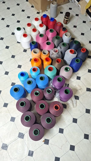 Fir tip Lycra, lurex si ata pentru cusut - imagine 3