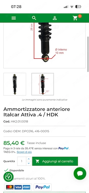 Amortizor / Amortizoare Mașină Golf HDK - Model DEL 3042G / DEL 3042G2Z - Golf Cart - imagine 4