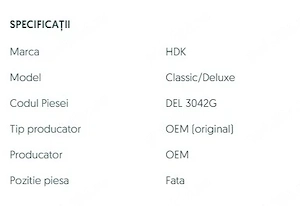 Amortizor / Amortizoare Mașină Golf HDK - Model DEL 3042G / DEL 3042G2Z - Golf Cart - imagine 7