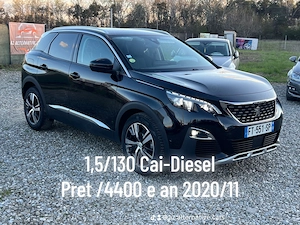 PEUGEOT 3008 GT-LINE Allure-2020 10 Automat km =136mii|Full LED Virtual Cockpit Keyless Camera Piele - imagine 4