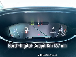 PEUGEOT 3008 GT-LINE Allure-2020 10 Automat km =136mii|Full LED Virtual Cockpit Keyless Camera Piele - imagine 10