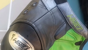 geacă Wintex piele naturala moto dama marimea 38 - imagine 4