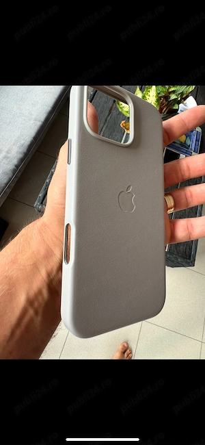 Husa din Piele Iphone 16pro Max  16pro 16 16 Plus cu Magsafe-Animatie