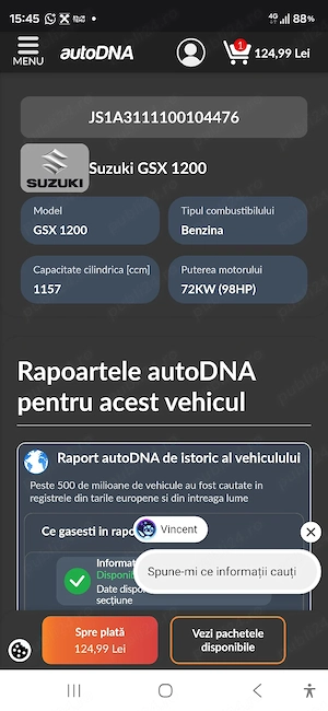 suzuki gsx 1200 pentru piese  - imagine 5