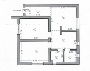 Apartament 3 camere la parter cu gradina 80 mp | Sanandrei - imagine 2