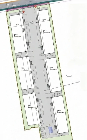 HALĂ in constructie,  580 mp ,  TEREN 1.800 mp !  GILĂU - imagine 7