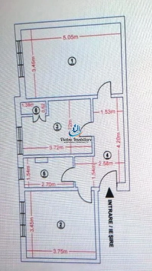 Apartament 2 camere decomandat, parter, zona Scolii 10 Precista - imagine 6