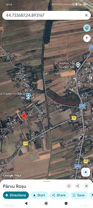 Teren intravilan 2254mp deschidere 25,3m
