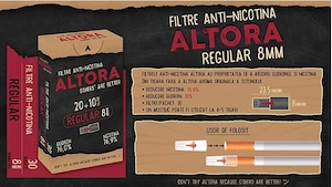 Filtre anti-nicotina Altora Regular (8 mm)