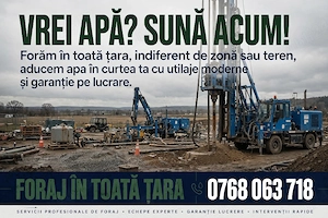 foraje puturi ,denisipari si piloni