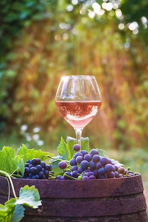 Vin roze de casă   12% alc.   din struguri  Roșcă 