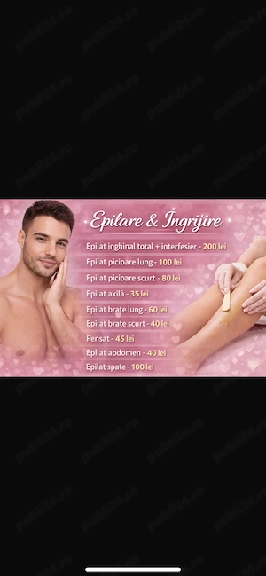 Epilare cu ceară pentru domni și doamne 